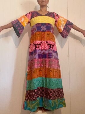 Vintage patchwork caftan